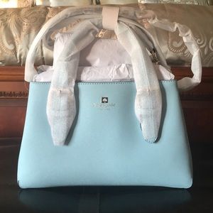 Kate Spade Cove Street Provence Blue Hydranga Tote